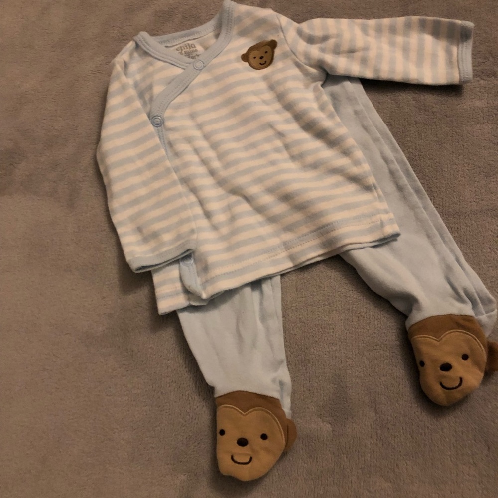 Carter’s Long Sleeve Monkey Set